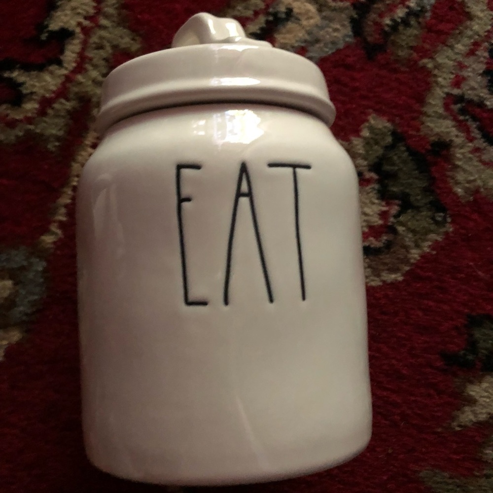 Reserved for Jill Carlson only eat canister